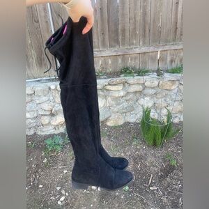 Catherine Malandrino Black Over the Knee Boots